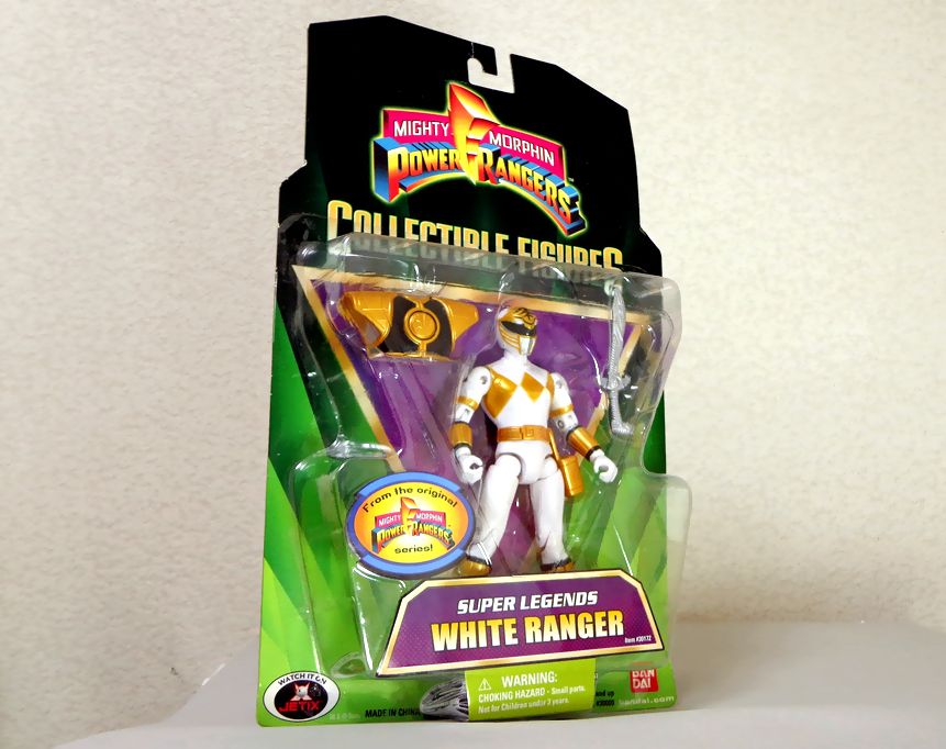 メズコ パワーレンジャー 1/12スケール ホワイトレンジャー One:12 Collective Mighty Morphin' Power Rangers: White