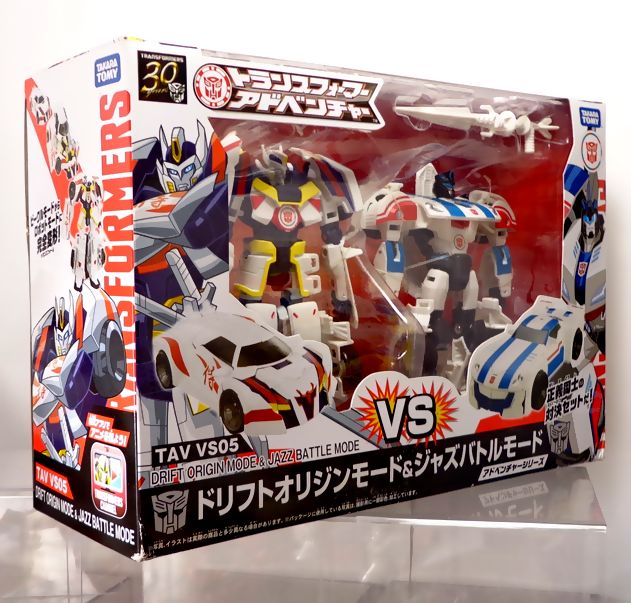 トランスフォーマー ジャズバトルモードとドリフトオリジン