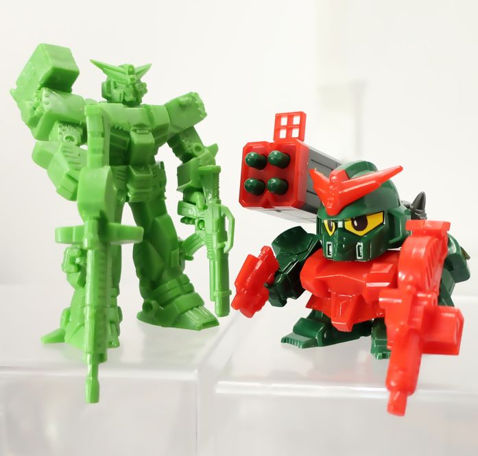 ミニプラ SDガンダム 1 コマンドガンダム : DXセイバーベース