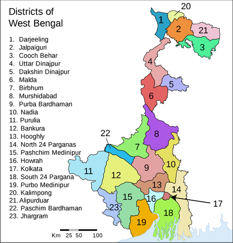 WestBengalDistricts_numbered