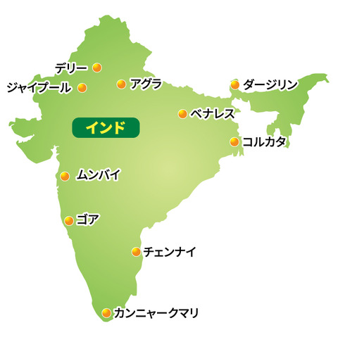 インド地図