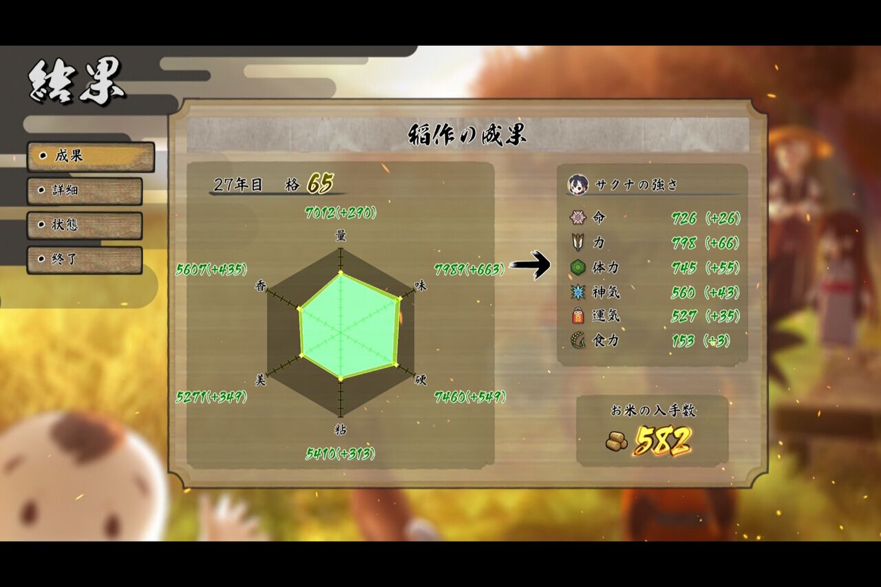 天穂のサクナヒメ トロフィーコンプッ Gotochinが実績コンプしたらしい