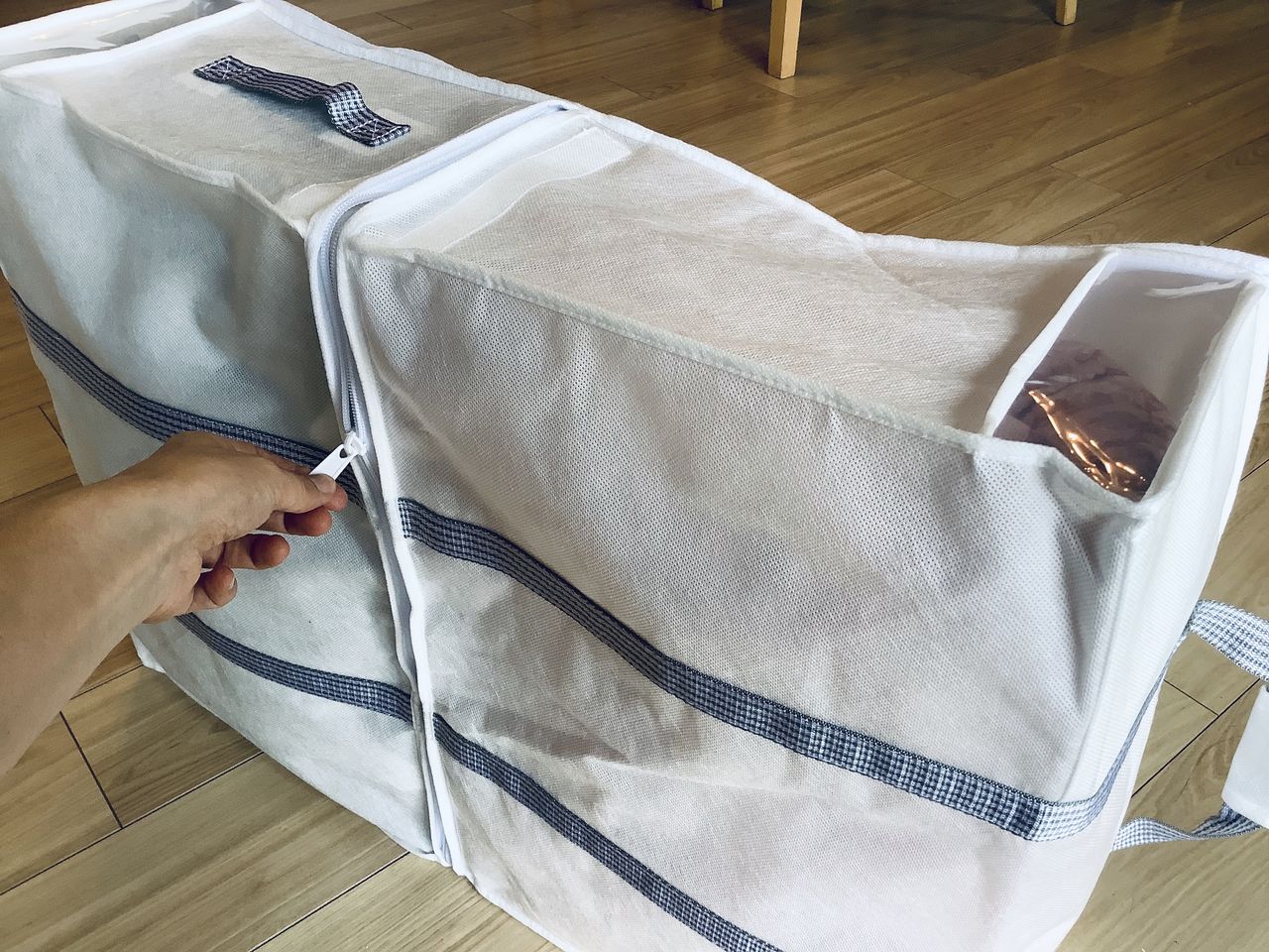 いいの見つけた 布団収納袋 しまう かざる