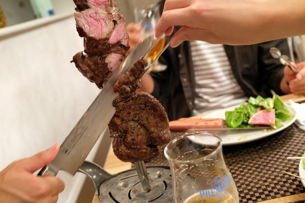 新宿3丁目のalegriaにシュラスコを食べに行ってきました 日本酒も好きなんです