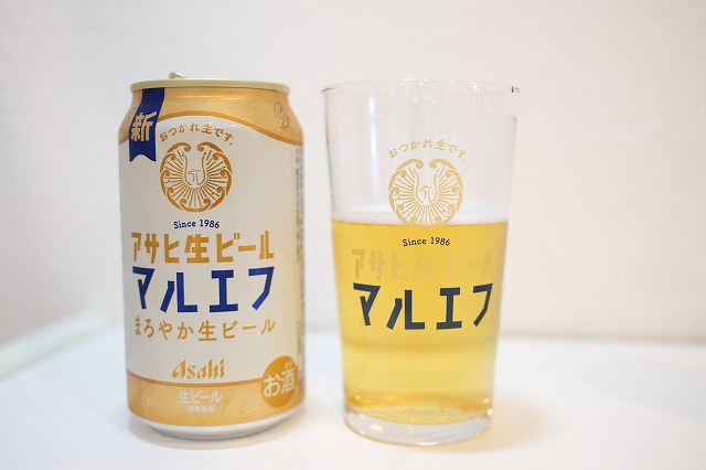 アサヒ生ビール マルエフと黒生でワンサードを作って飲み比べてみまし