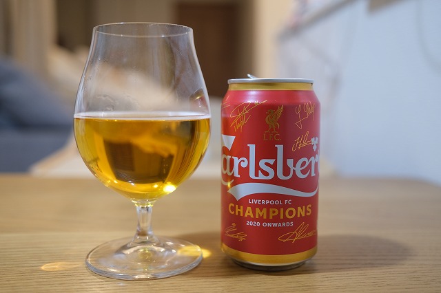 リバプールヨーロッパチャンピオンズリーグ優勝記念　カールスバーグマグカップ木箱入 Carlsberg カールスバーグ リバプール (リヴァプール) 記念缶