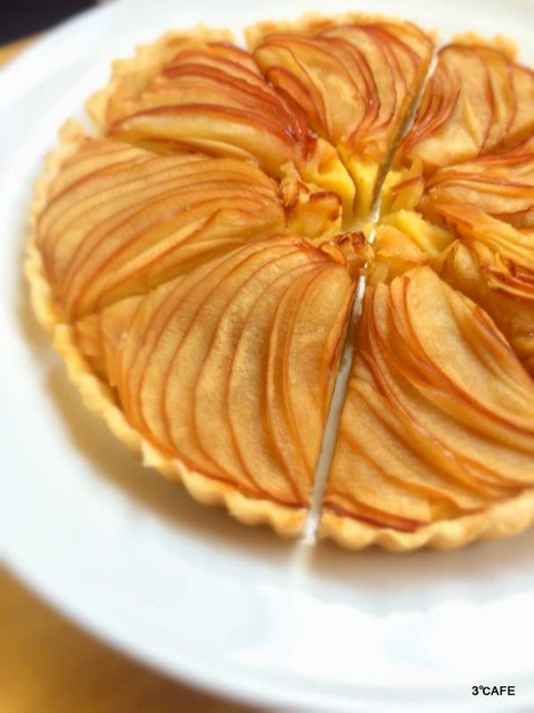 スイートポテトとりんごのタルト (2)