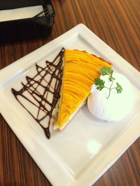 W cafe かぼちゃタルト