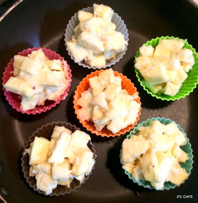 フライパンでさつまいもを使った鬼まんじゅうが簡単にできる 材料3つ レシピ 3 Afe