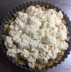 豆腐クリームを乗せる