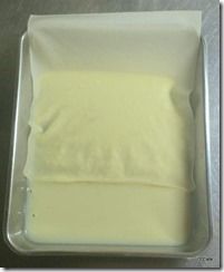 プリン液に浸す