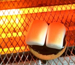 トースターで焼きマシュマロ