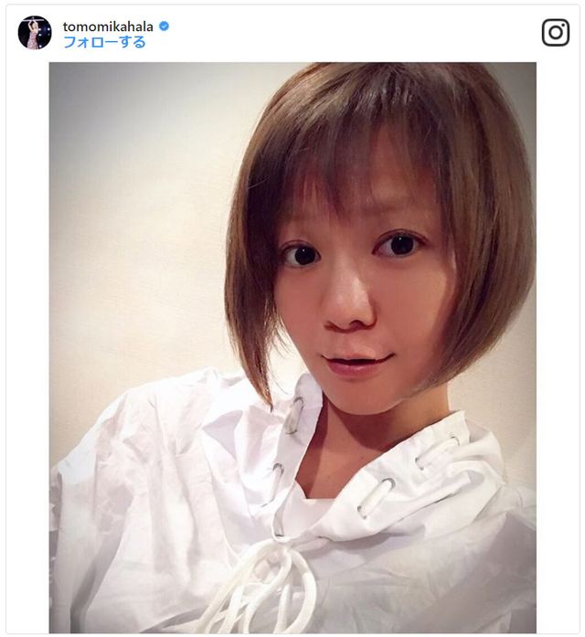 【髪バッサリ宣言】「子育てで巻く時間ない…」華原朋美のショートヘア激変に「若返った！」の声続出