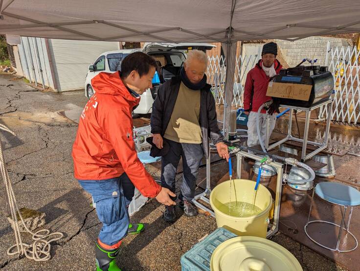 「断水で困っていた珠洲市の避難所に常設の薪風呂が登場！ボランティアの手による温かい「幸せ」が広がる」