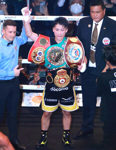 【ボクシング】井上選手、4団体統一おめでとう！　ＷＢＯ王者バトラー粉砕、２４連勝