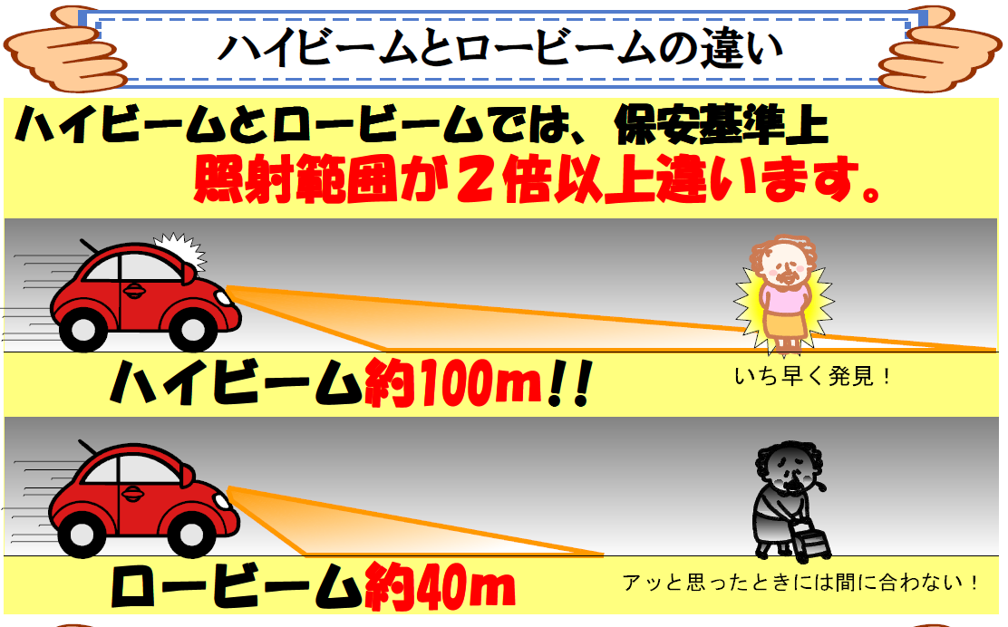 「運転者必見！夜間の視認性アップに効果絶大なハイビームの正しい使い方」