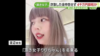 「りりちゃん脱税疑惑！名古屋国税局が４０００万円告発」