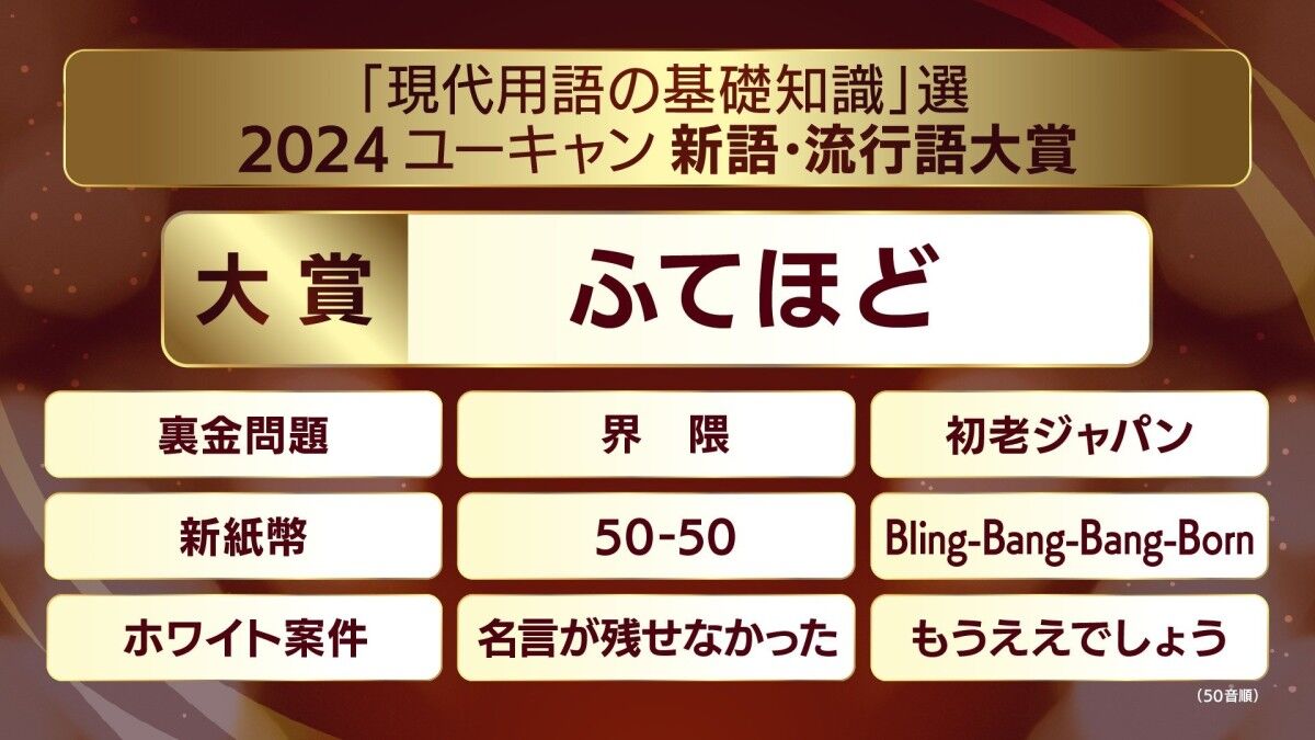 【流行語大賞】「ふてほど」とは？新語・流行語大賞の年間大賞を深掘りする