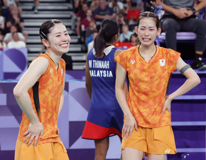 パリ五輪バドミントン女子ダブルスで、志田・松山組が見事な銅メダル獲得！