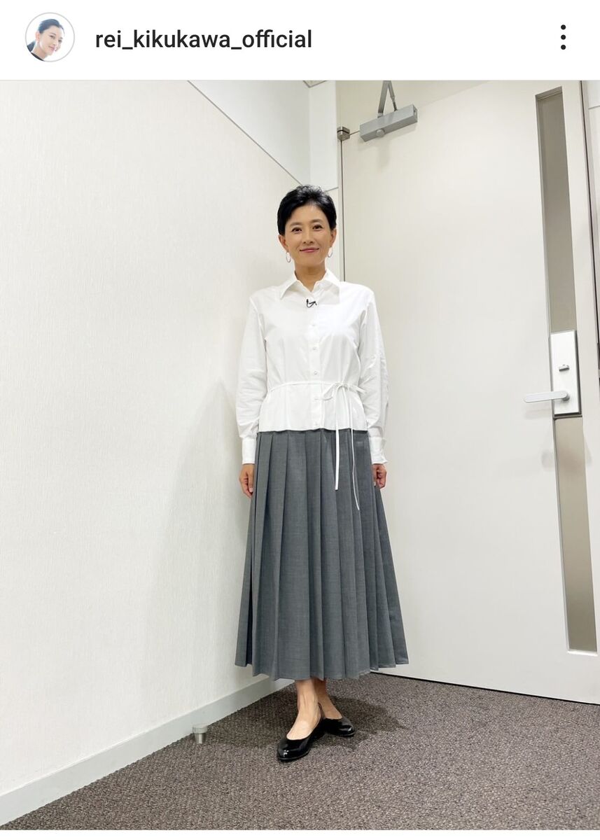 【芸能】3児のママ・菊川怜の変貌：宝塚の男役のような美しさ