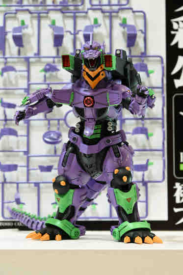 プラモ】「3式機龍 エヴァ初号機イメージカラー(仮)」が登場