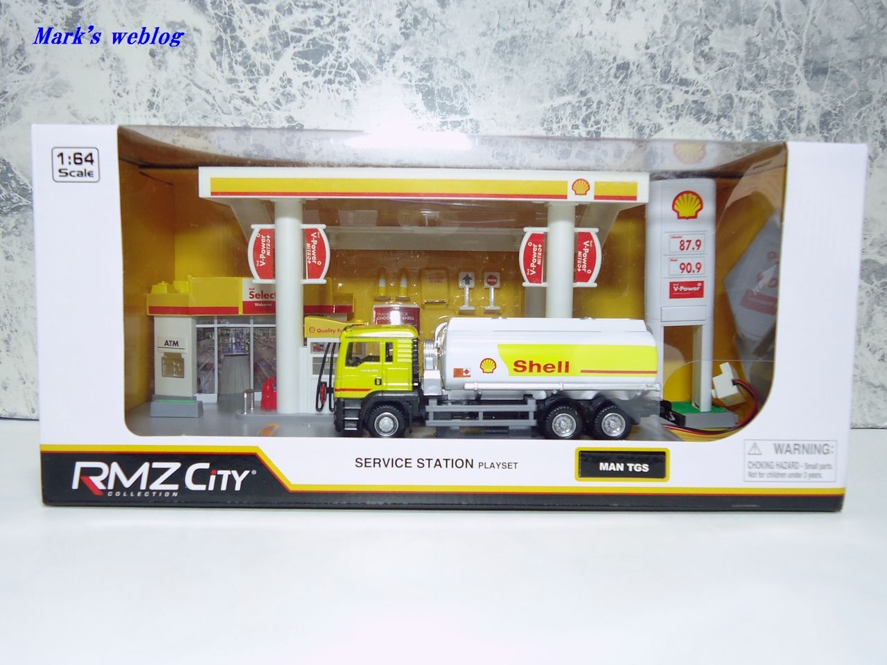 1/64 RMZ City サービスステーション プレイセット : マークの