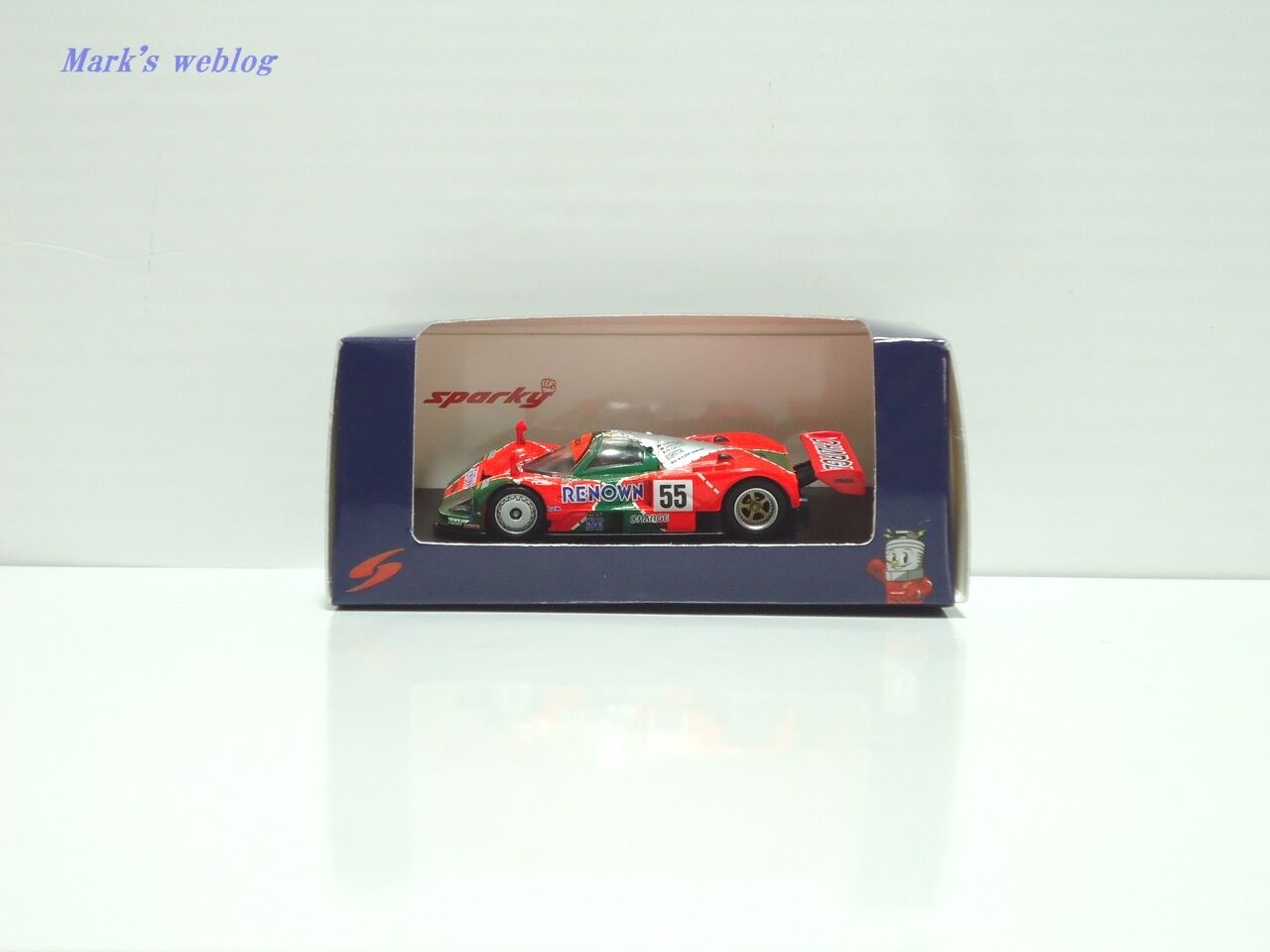 1/64 Spark Mazda 787 B No.55 Winner 24H Le Mans 1991