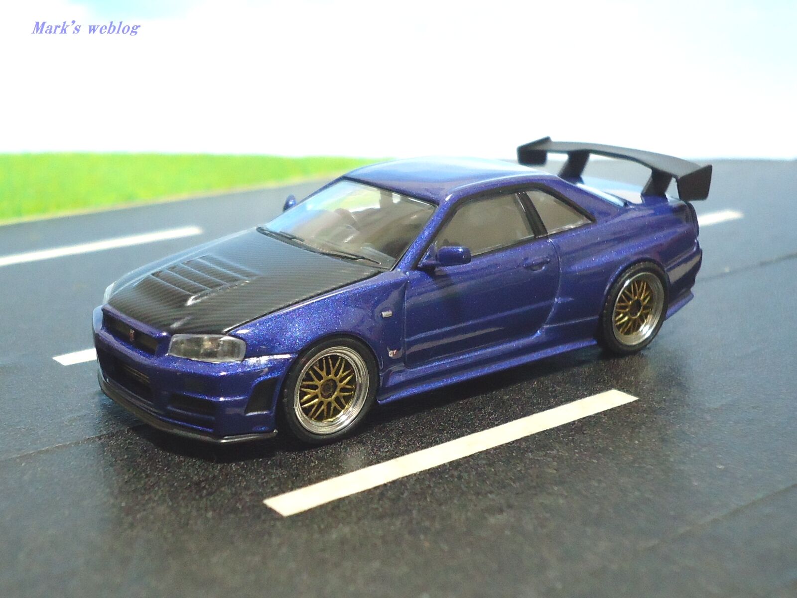 1/64 イグニッションモデル IG1869 Nismo R34 GT-R Z-tune ブルー 