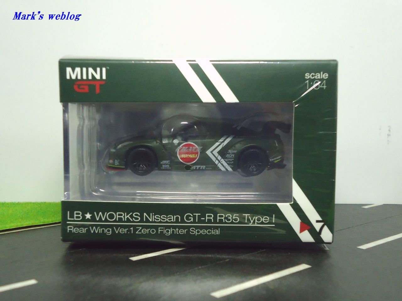 1/64 TSM MINI GT MGT00007-R LB WORKS Nissan GT-R R35 Zero
