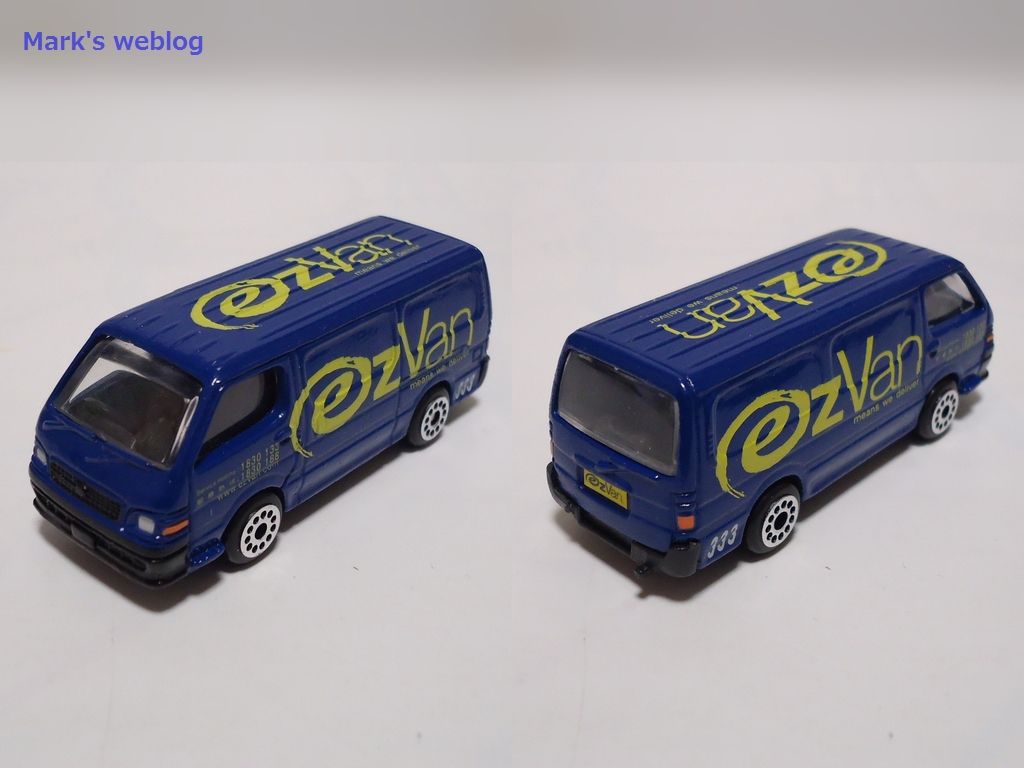 1/64 MOTORMAX ハイエースezVan特注品 : マークのウェブログ
