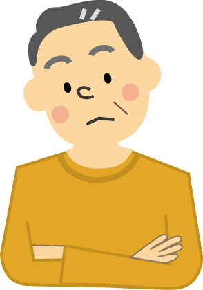 悩む・考える イラスト