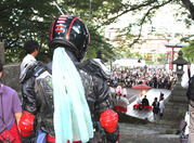 ライダー階段上から