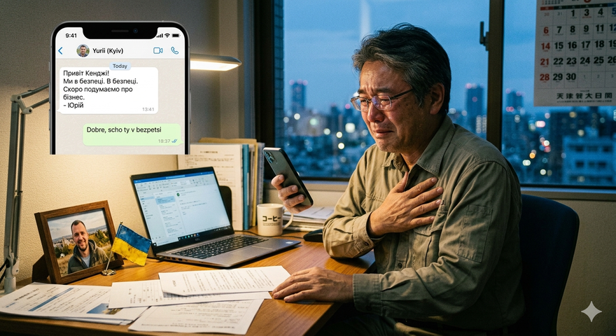 「無事でよかった、ウクライナのバイヤーから届いた連絡」のイメージ