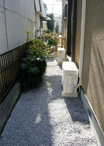 横浜ガーデンデザイン 幸せな庭のレシピ 通路をテラスにする 吉永邸 ３