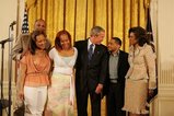 Donnie with Bush