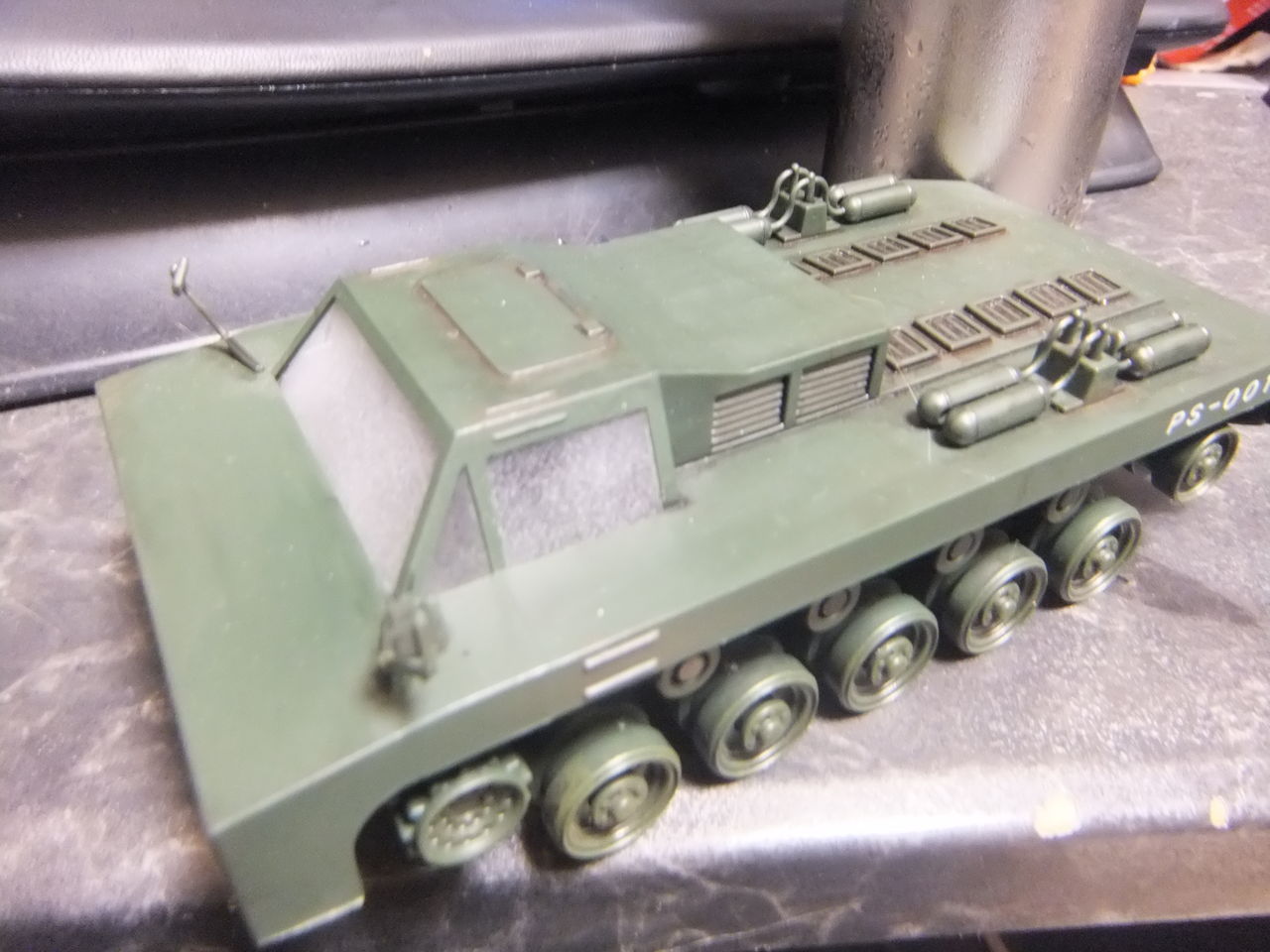 ミラクルハウス 新世紀合金 1/48 66式メーサー殺獣光線車 製作記 PART