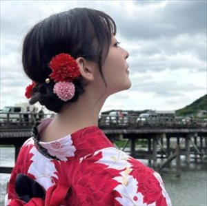 【画像】上坂すみれさん、嵐山で浴衣姿を披露