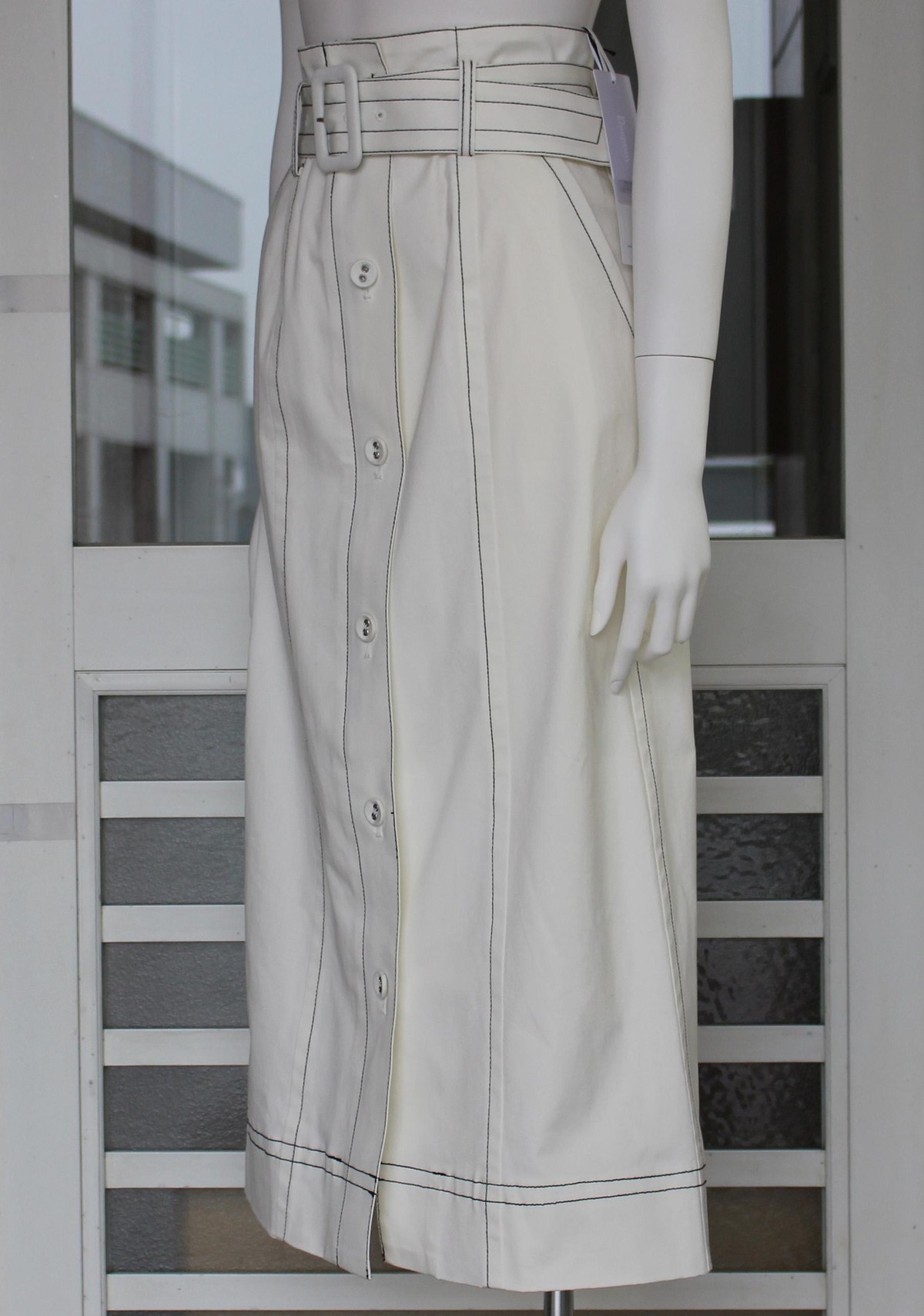 配色ステッチスカート ダイアグラム いがめ 