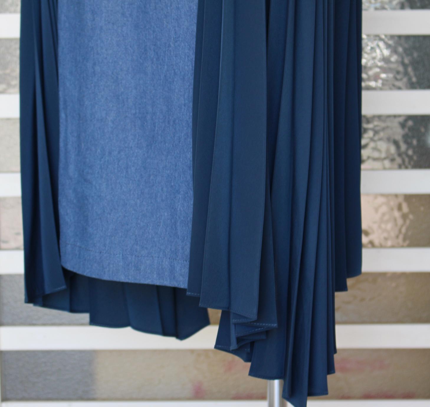 Diagram デニムサイドプリーツワンピース : G R E A T 