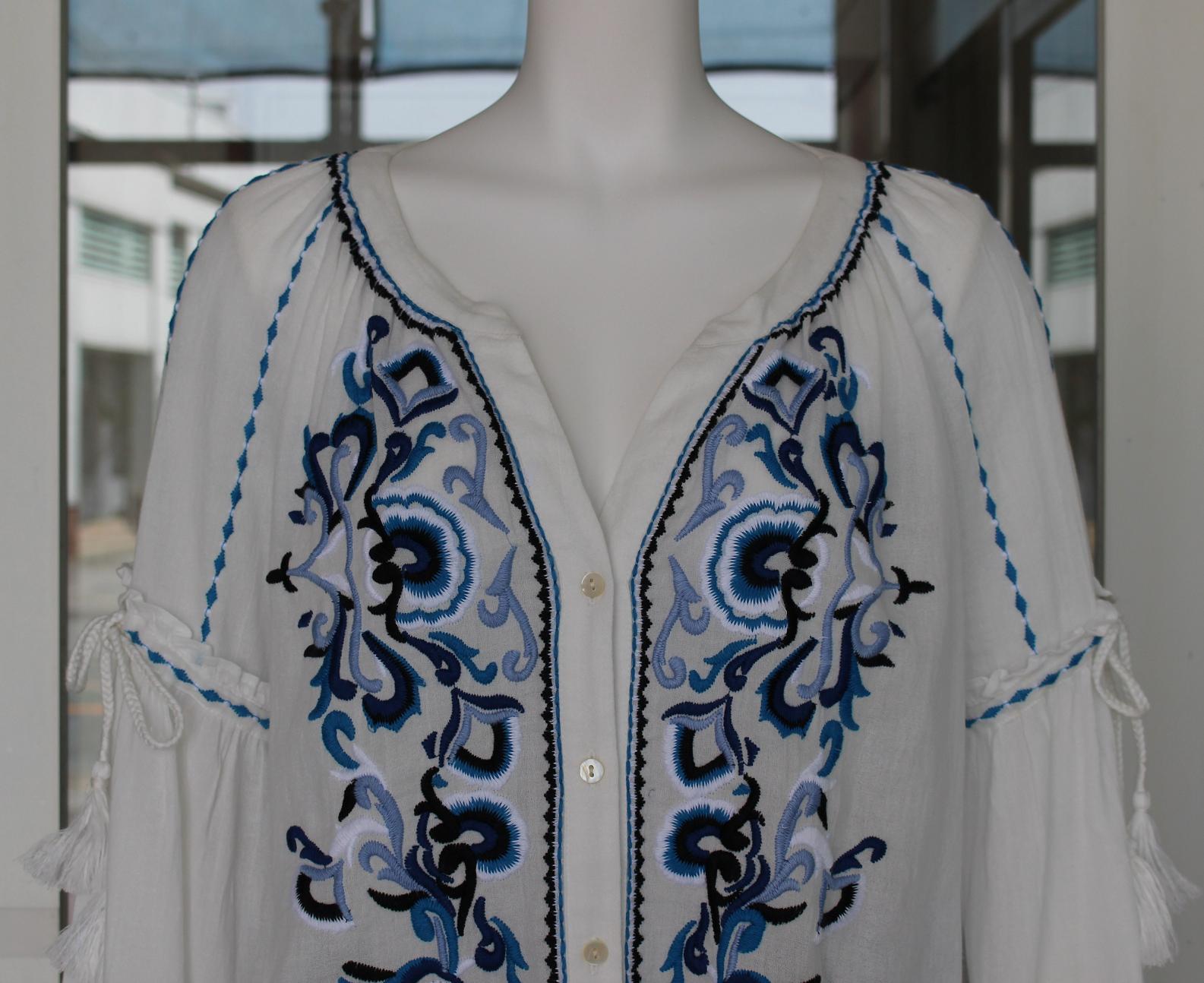 GRACE CONTINENTAL オーナメント刺繍ブラウス : G R E A T