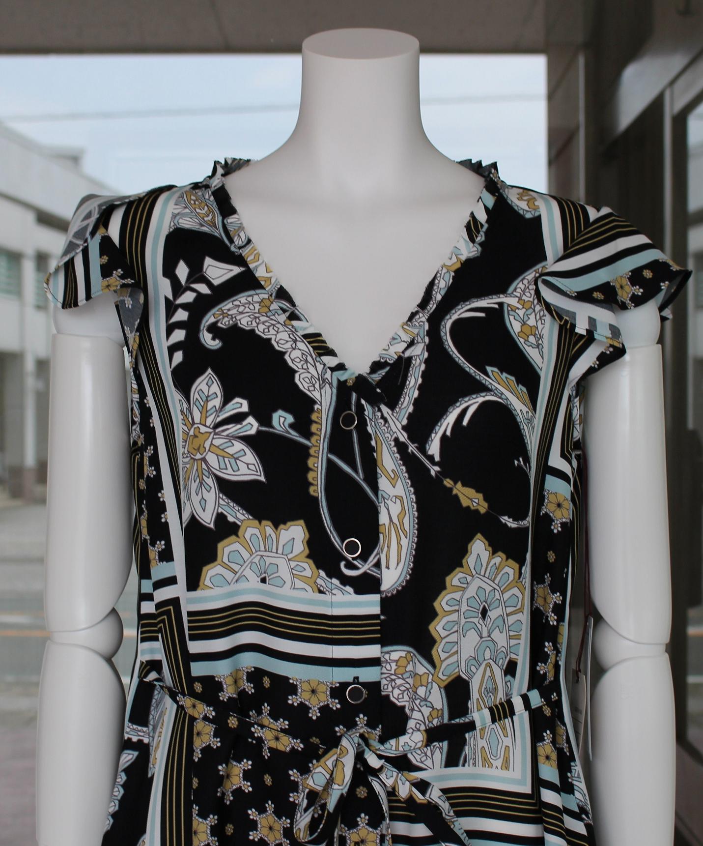 Grace Continental プリントロングシャツワンピース G R E A T