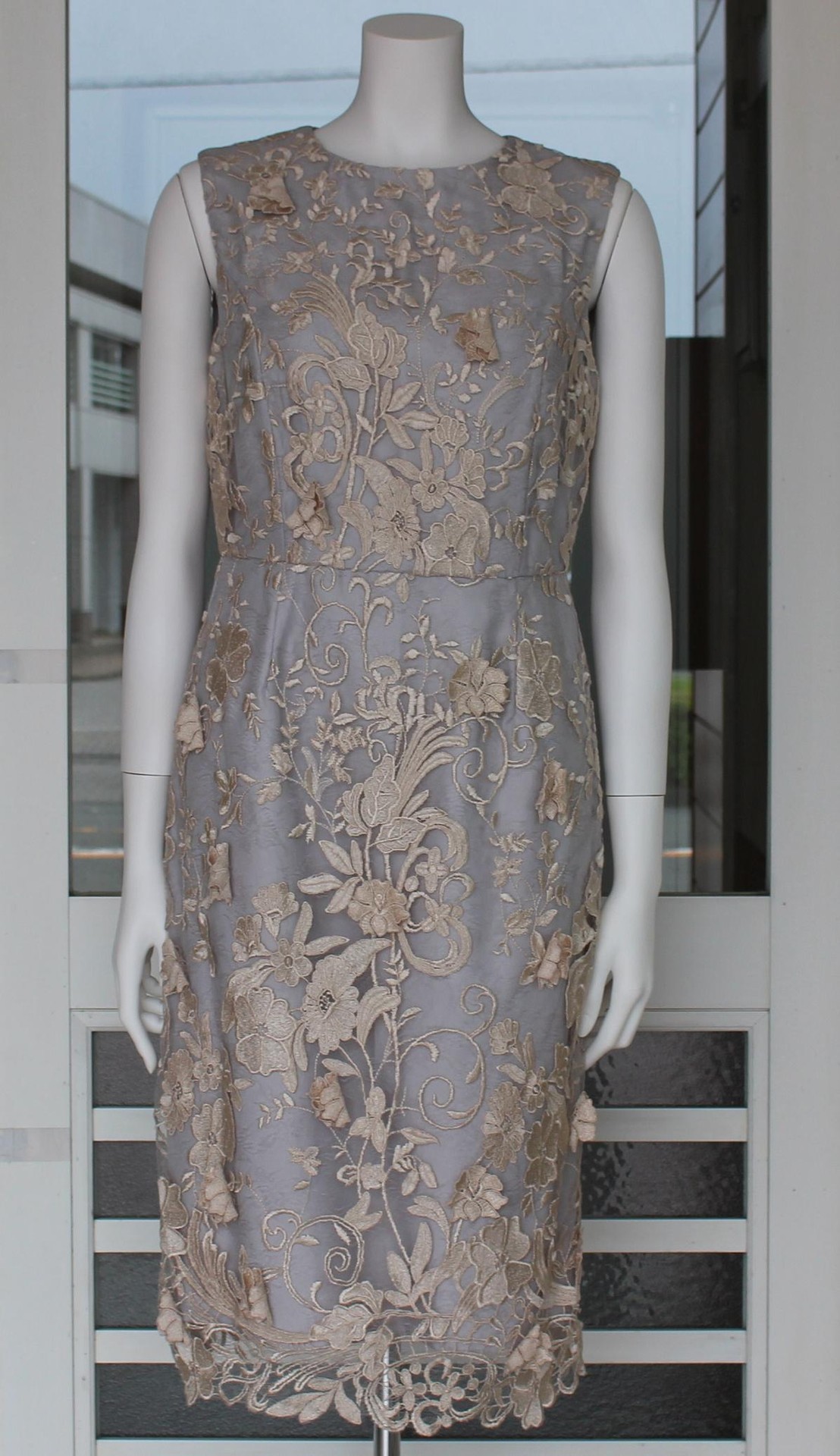 Diagram マルチ刺繍タイトワンピース G R E A T