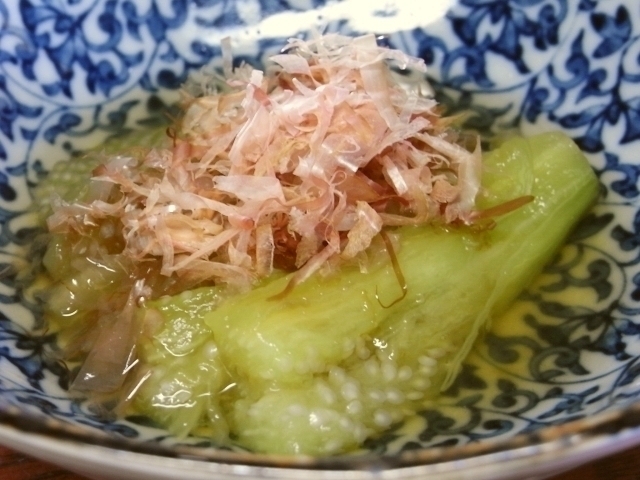 R0019557_長ナスの煮浸し_20090727