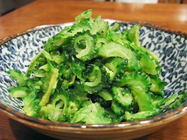 R0020485_ゴーヤの塩もみ_20090827