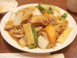 DSC05792_心龍ランチの牛モツの黒ペッパー炒め