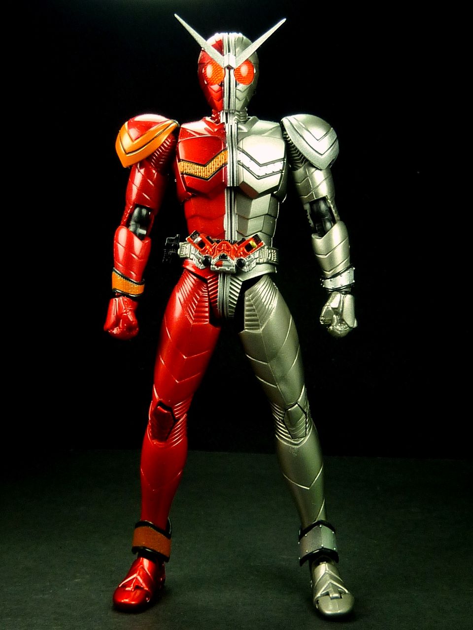 仮面ライダーW★ヒートメタル★仮面ライダーダブル★フィギュア★２０１０年★未開封 レビュー】掌動-XX 仮面ライダー2 仮面ライダーW ヒートメタル