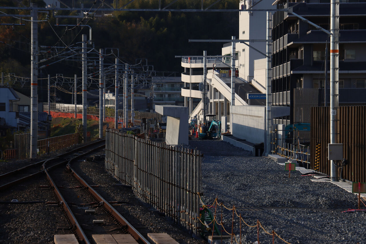 Jr西日本 奈良線複線化工事六地蔵駅編 2020 12 宇治 ネット