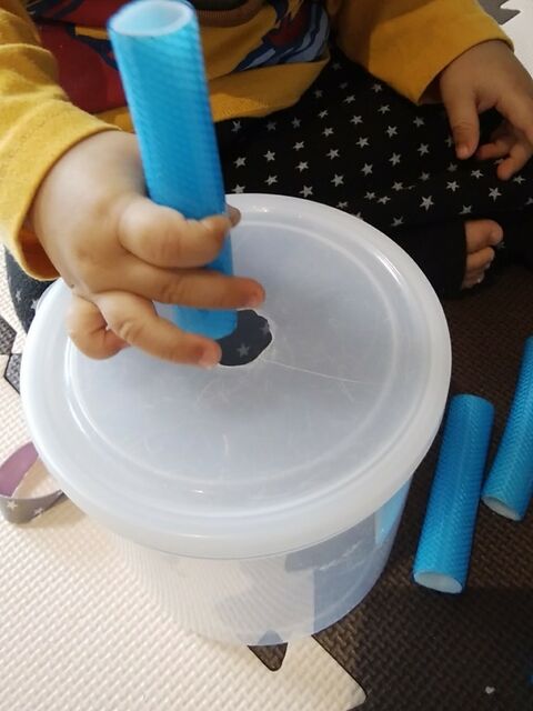 100均で作る モンテッソーリおもちゃ 3坊主かあちゃんのblog