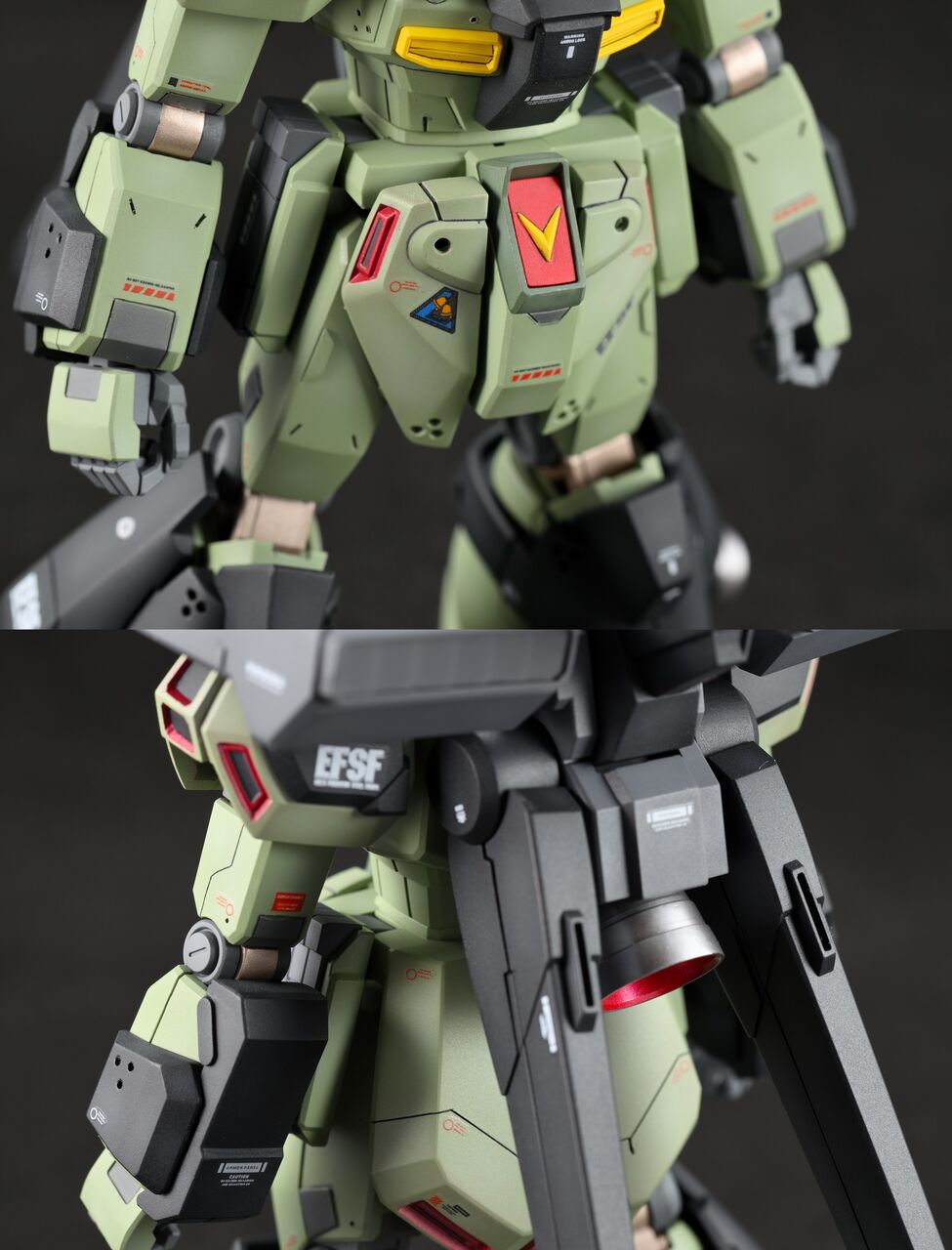 HG RGM-89S STARK JEGAN 全塗装・完成品 スタークジェガン 改修 