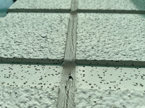 シーリングの劣化が進んでいます